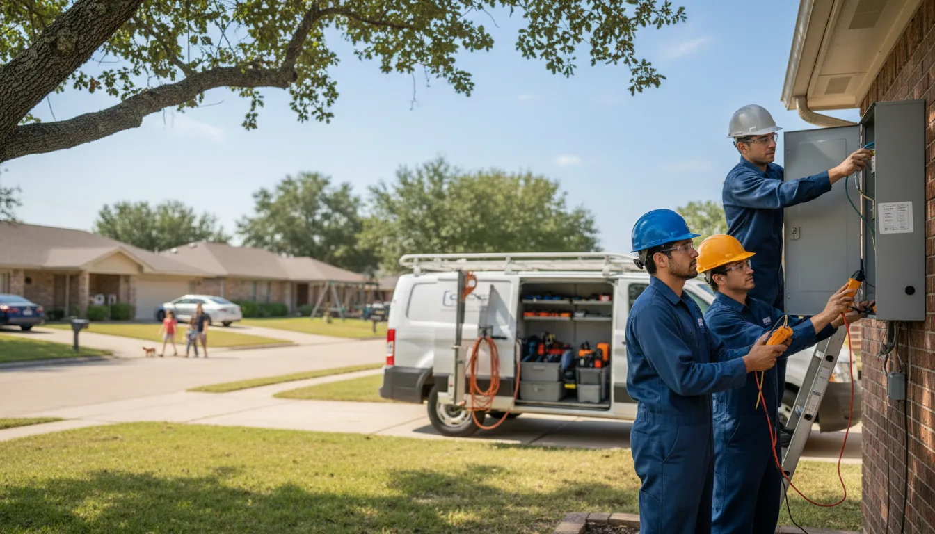 Certified electrician providing emergency electrical services in Trail City, SD